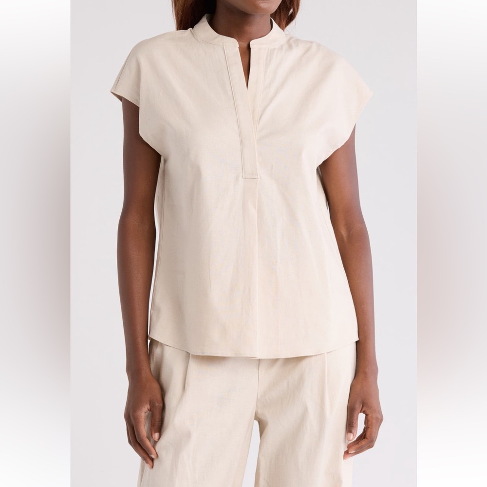 🔥🔥🔥NEW Vince Linen Blend Top Blouse
